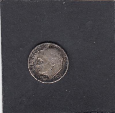 Beschrijving: 1 Dime ROOSEVELT